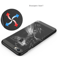 Rozpraszanie ciepła etui na telefon dla iPhone X 8 7 6 6s Plus 13 okładka fajne matowe etui na PC dla iPhone 13 12 11 Pro Max Mini XS MAX XR SE 2